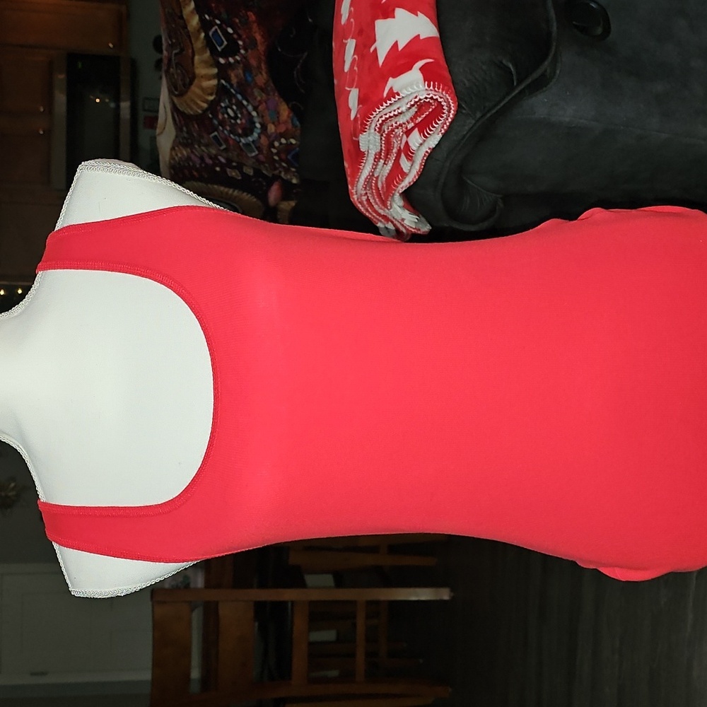 ❤️Womens xlg no boundaries red ribbed tank top❤️
